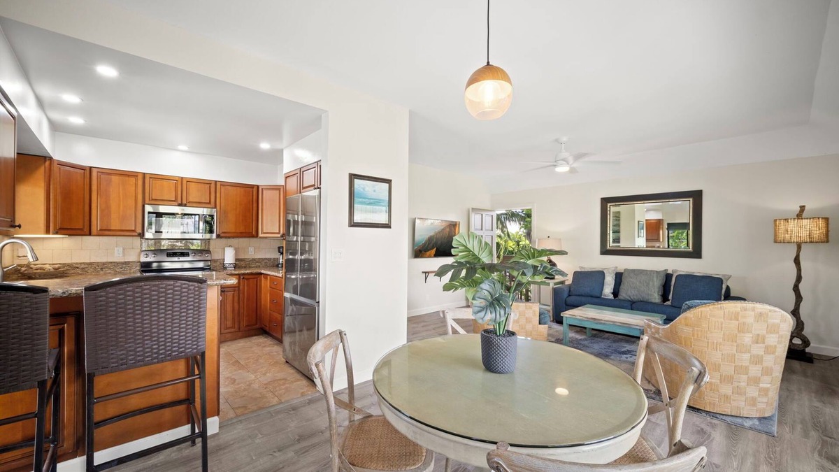 Wailua Condo | New! Lae Nani #621, AC, Ocean View, Tropical Oasis, Steps to Beach and Town