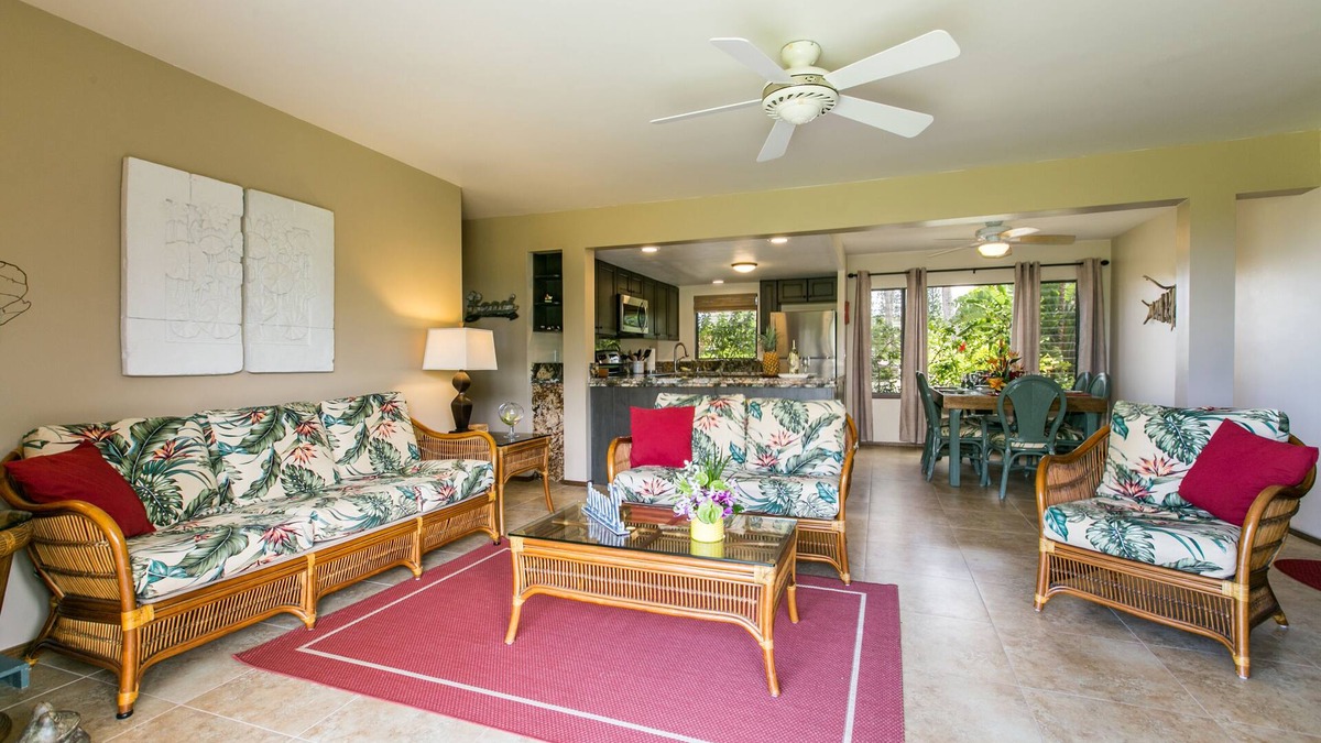 Princeville Condo | Newly Remodeled Ocean View Condo, 2 bedroom, 2 bath, No stairs!