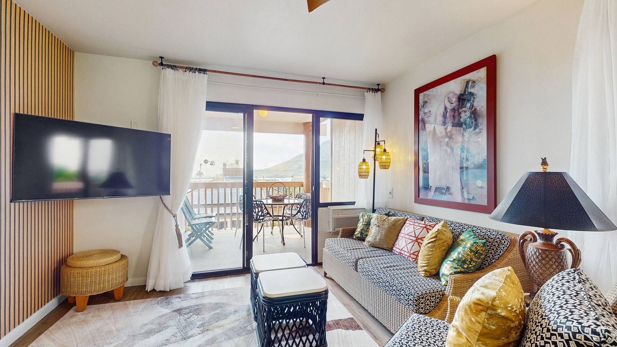 Nawiliwili Condo | Newly renovated condo with multiple lanais, A/C, heated saltwater pool & tennis