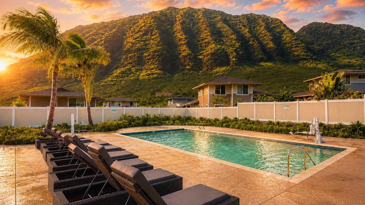 Makaha Valley House | 🌺 Oahu Ocean & Mountain Views Sleeps 14 Pool, Spa, Near Beach, AC & BBQ 🌺