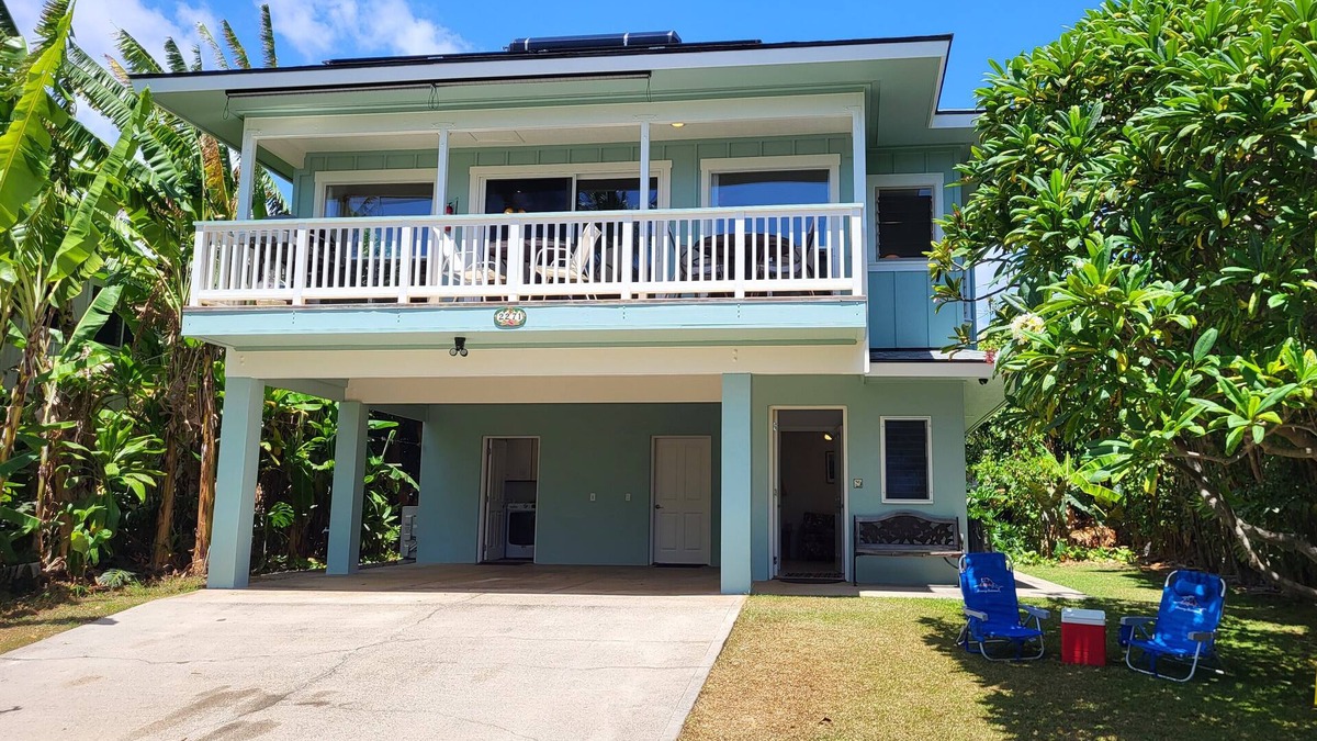 Poipu House | Ocean View, A/C. Among the closest homes to Poipu Beach.