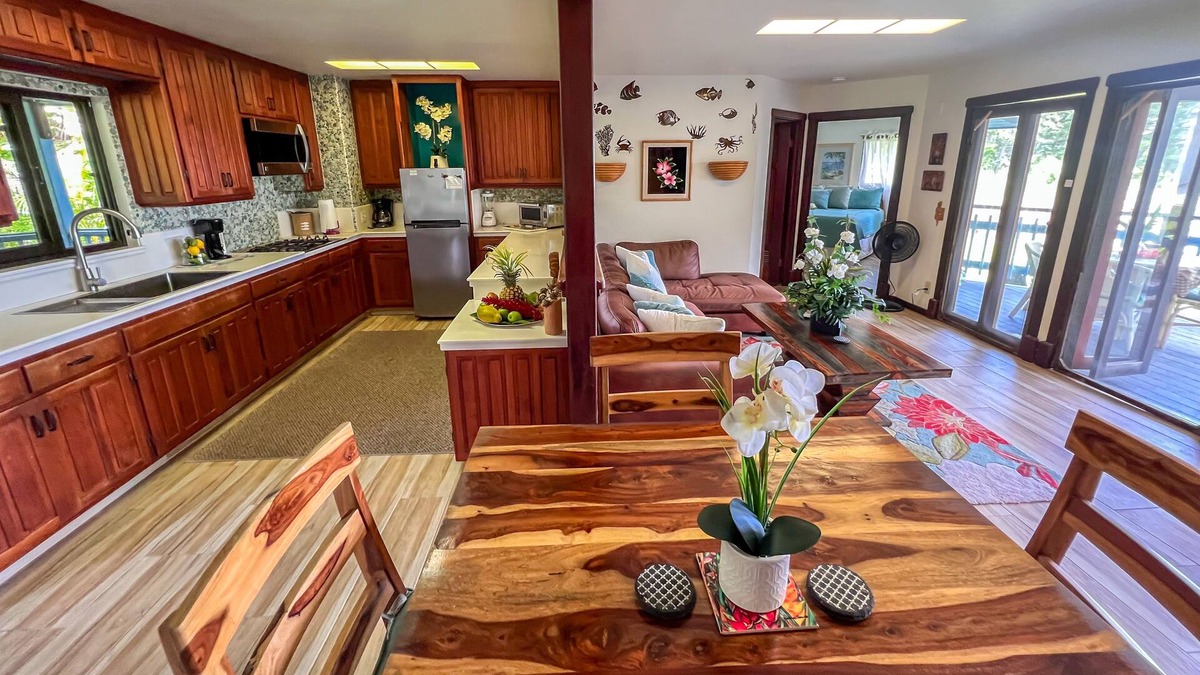Kehena Beach Estates House | Ocean view Custom home steps away from Kehena Black Sand Beach
