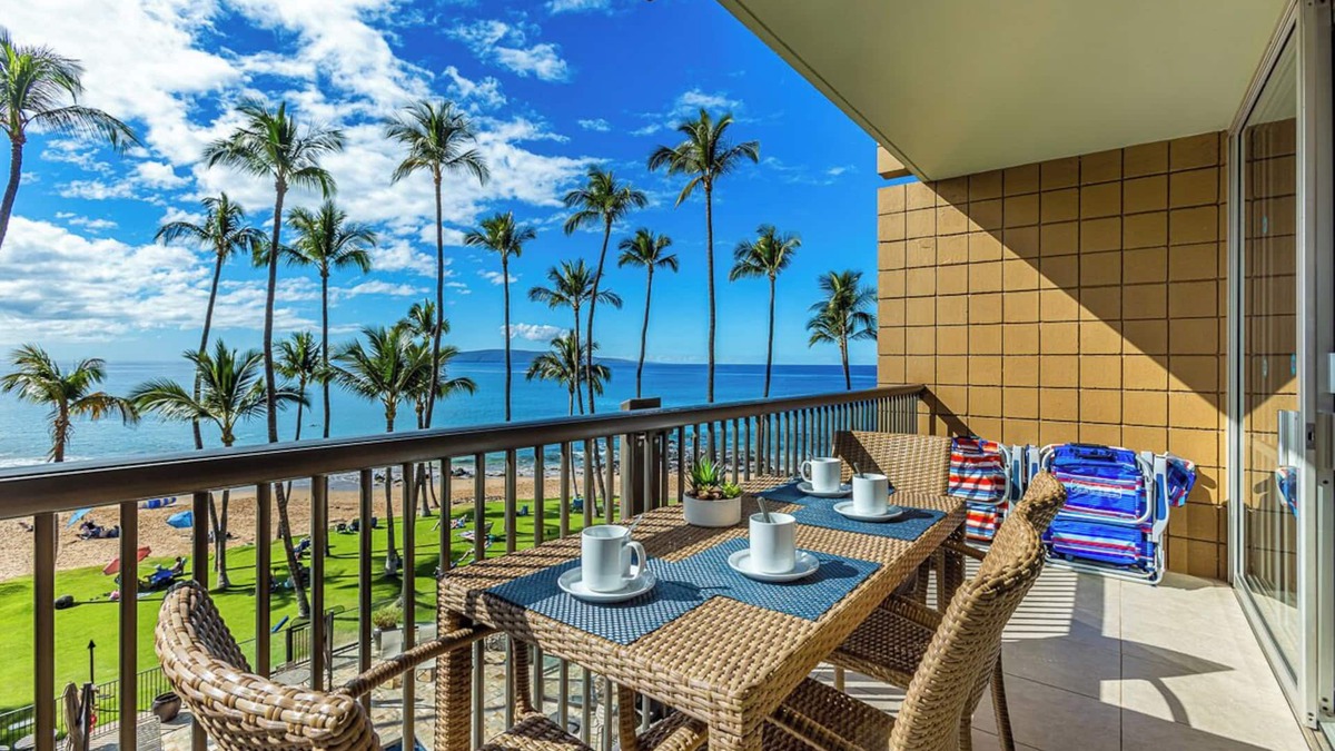 Kihei Condo | Oceanfront 2BR/2BA Unit: Stunning Views, Modern Upgrades, Prime Location MKAI307