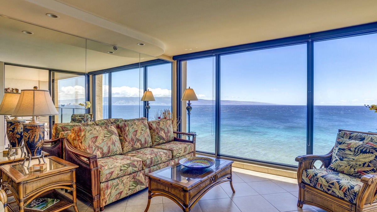 Honokowai Condo | Oceanfront and Turtle watching from 11 FLOOR Luxury Condo Ka'anapali Beach!