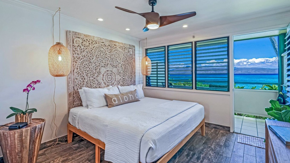 Napili Condo | Oceanfront Beachfront Studio - The Napili Bay 103 -Fall asleep to the waves