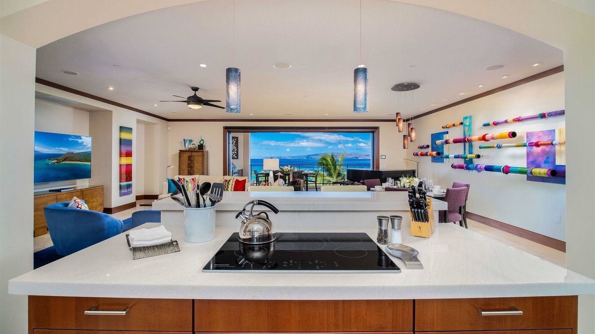 Wailea Villa | PANORAMIC OCEAN VIEW PENTHOUSE | MER ET SOLEIL K408