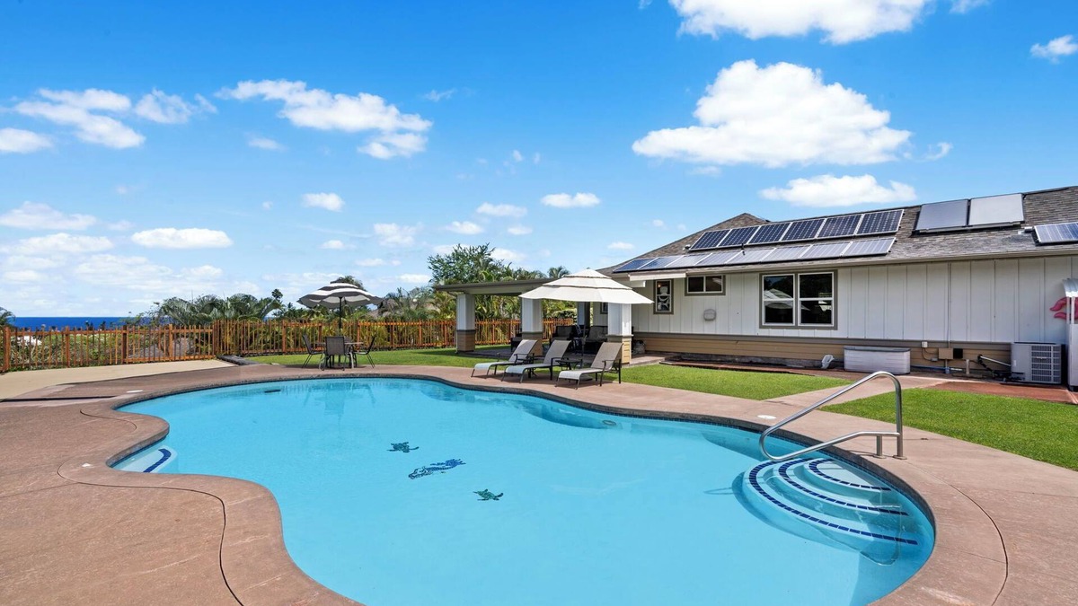 Kailua-Kona House | 🏖️Peaceful and Private | Pool | Ocean Views!