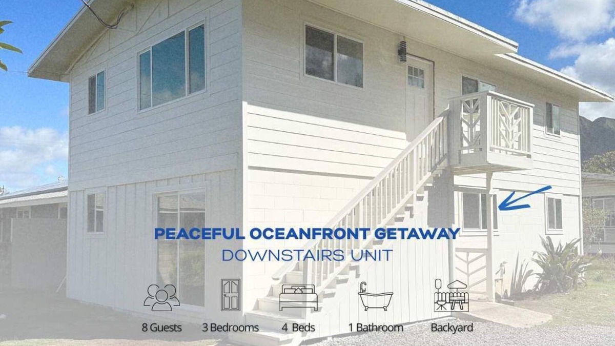 Hauula House | Peaceful oceanfront getaway