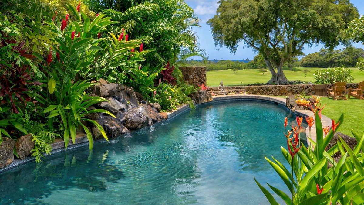 Poipu House | Poipu Luxury Ocean View Huge Heated Pool 3 Primary Suites Great Fall Value