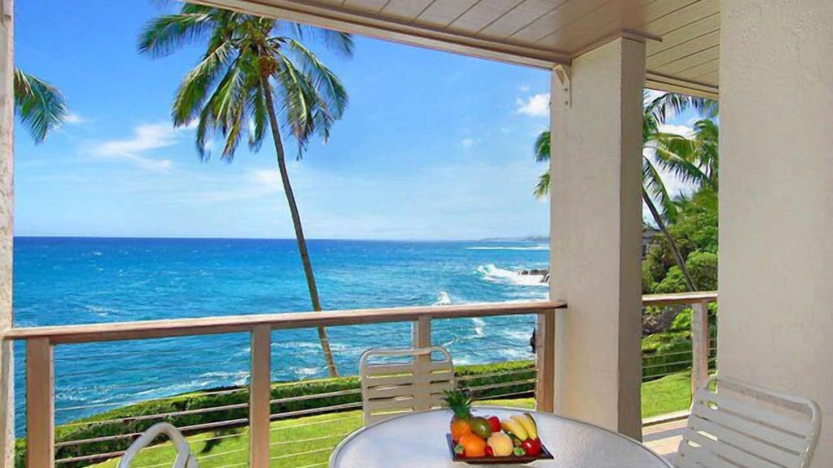 Poipu Condo | Poipu Makai C-2 . Breathtaking sunsets and Views of the Ocean