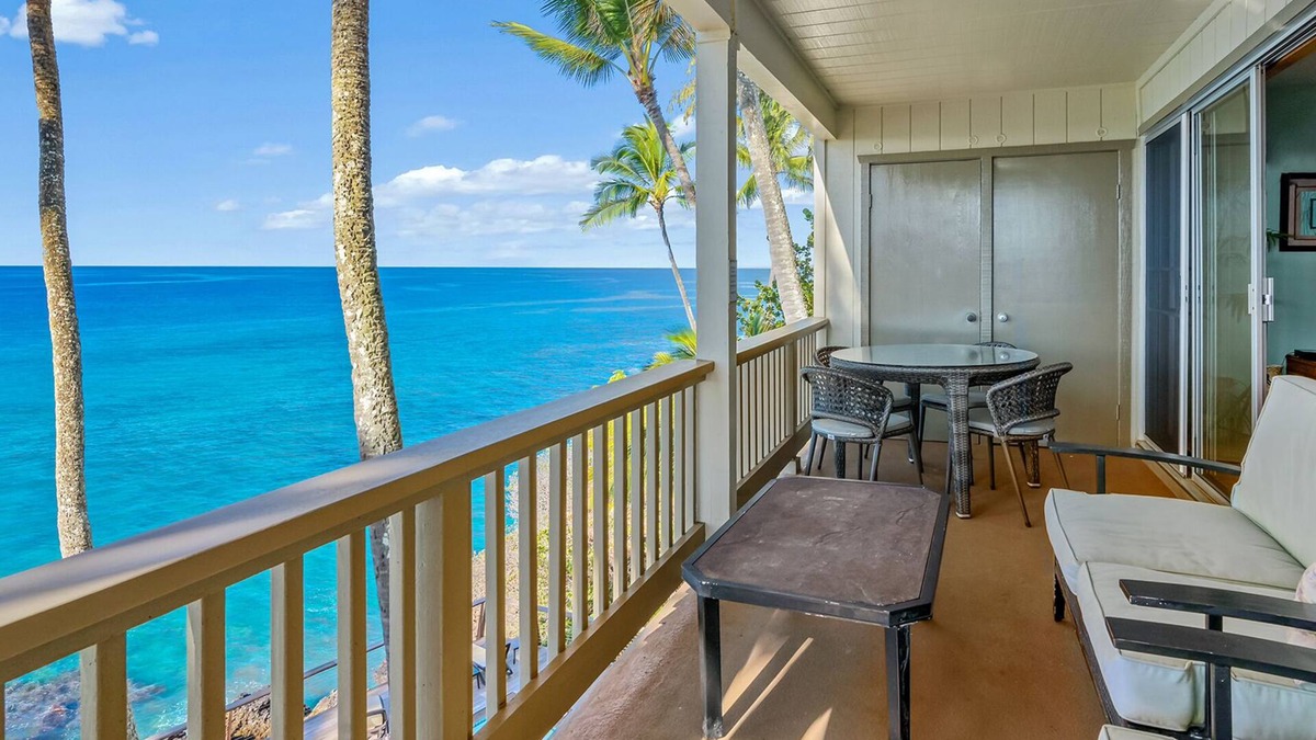 Poipu Condo | Poipu Palms 303 By Parrish Kauai - oceanfront views & walk to beach