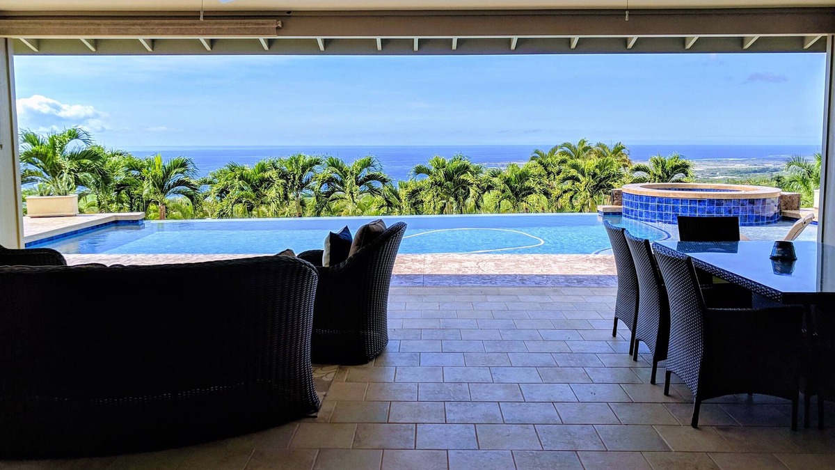 Kailua-Kona House | 🏖️Private Kona Estate w/Pool & Ocean Views | Sleeps 8