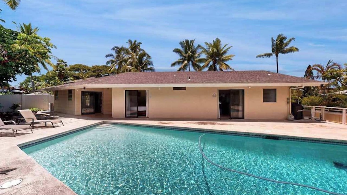 Keauhou House | Private-Pool Kona Retreat with Screened Lanais