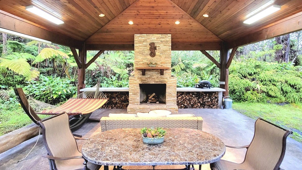 Royal Hawaiian Estates House | Rainforest Retreat w/Outdoor Fireplace & Hot Tub
