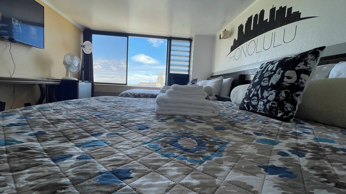Waikiki Apartment | Rare 10mins 2Qn Beds Waikiki 4person