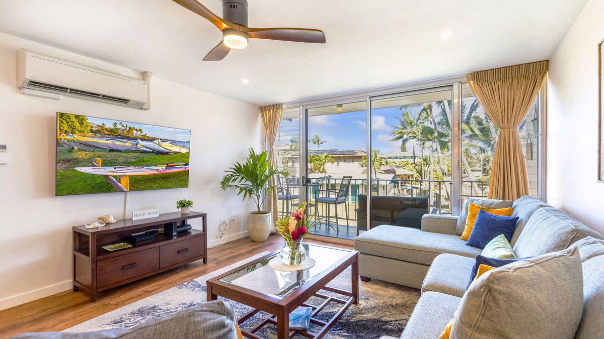Kuau Condo | [RARE] Upscale 2BR/2BA Kuau Paia - Walk to Beach