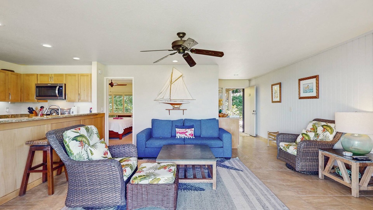 Princeville Condo | Relaxing, oceanview getaway w/shared pool & hot tub, lanai, private washer/dryer