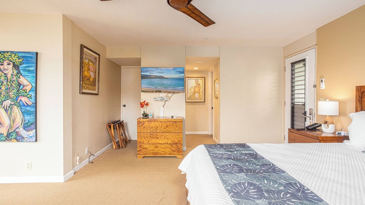 Princeville Resort | Romantic Studio at HBR - Private Lanai & Unmatched Bali Hai + Hanalei Bay Views