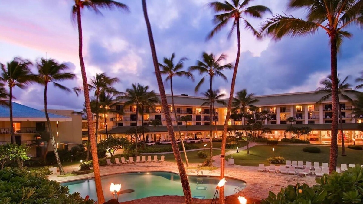 Hanamaulu House | Studio Pool Ocean 1 Double Bed at Kauai Beach Resort