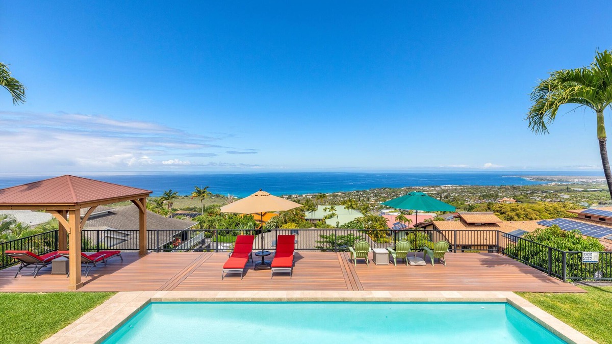 Kailua-Kona House | Stunning Views, Luxury, Heated Pool, Perfect Location!