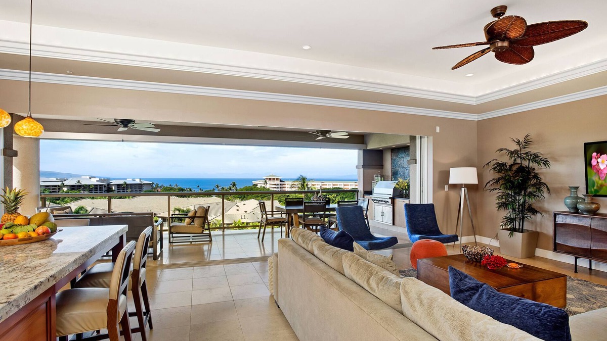 Wailea House | Summer Sale Panoramic Ocean Views Fourth Row Ho'olei, 112-4