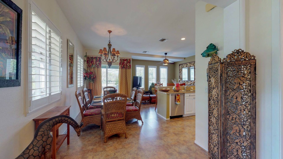 Ko Olina House | TCP1080: 3 Bed, 3 Bath Designer Furnished Townhome with Golf Course Frontage in Gated Community