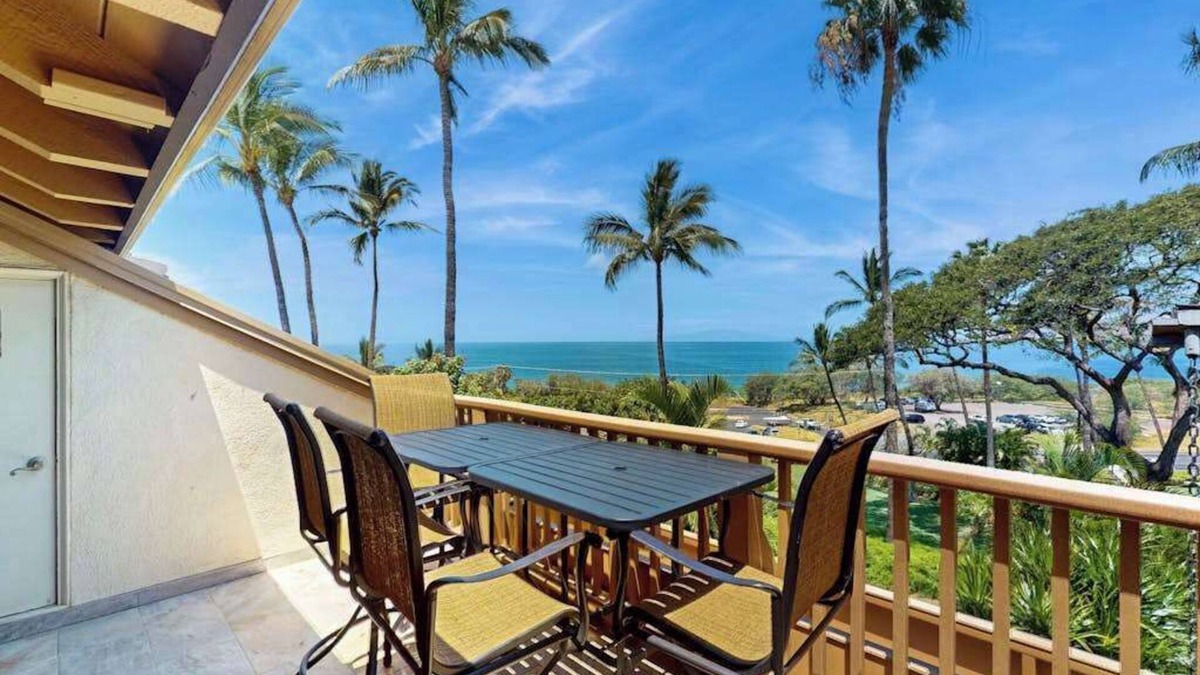 Kihei Condo | Top-Floor Ocean-View Kihei Condo with Lagoon Pool, Hot Tub & AC