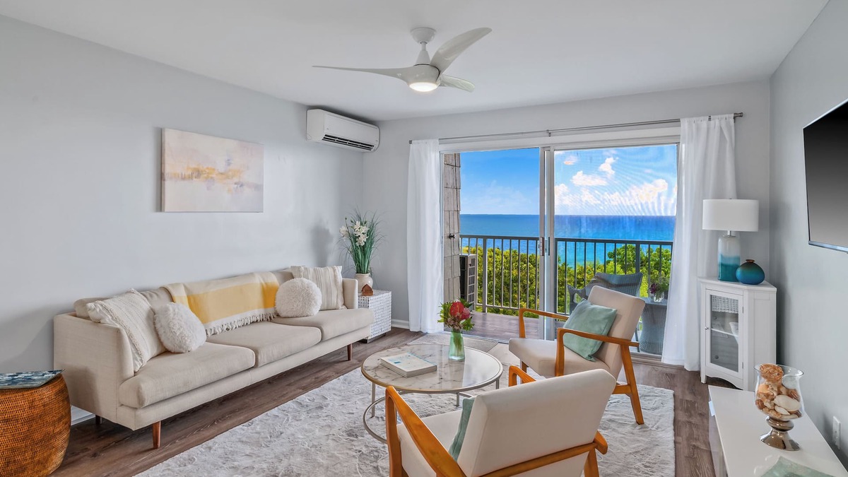 Princeville Condo | Tropical Oceanfront Piece of Paradise, Every Room with Ocean Views and A/C!