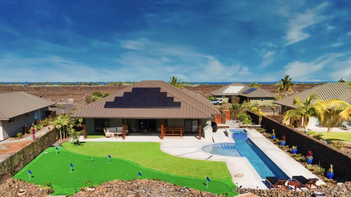 Waikoloa House | Ultimate Luxury Resort Vacation- Island Oasis Villa has a lap pool and minature golf course