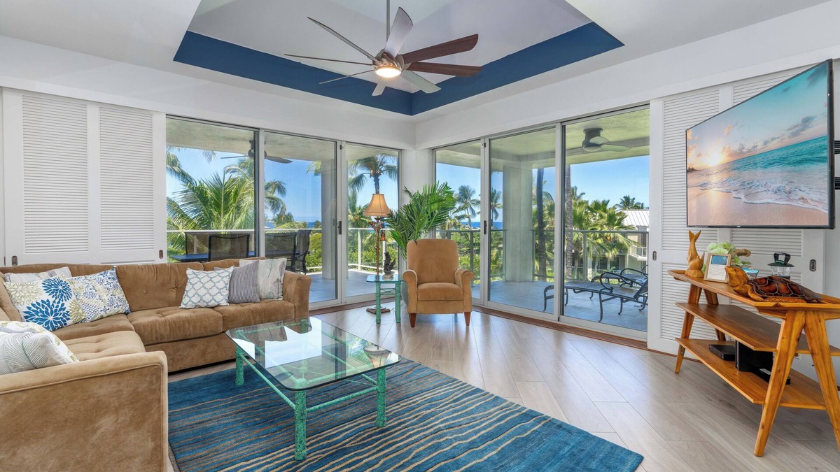 Waikoloa Condo | Upgraded Top Floor Condo with Ocean Views - Vista Waikoloa