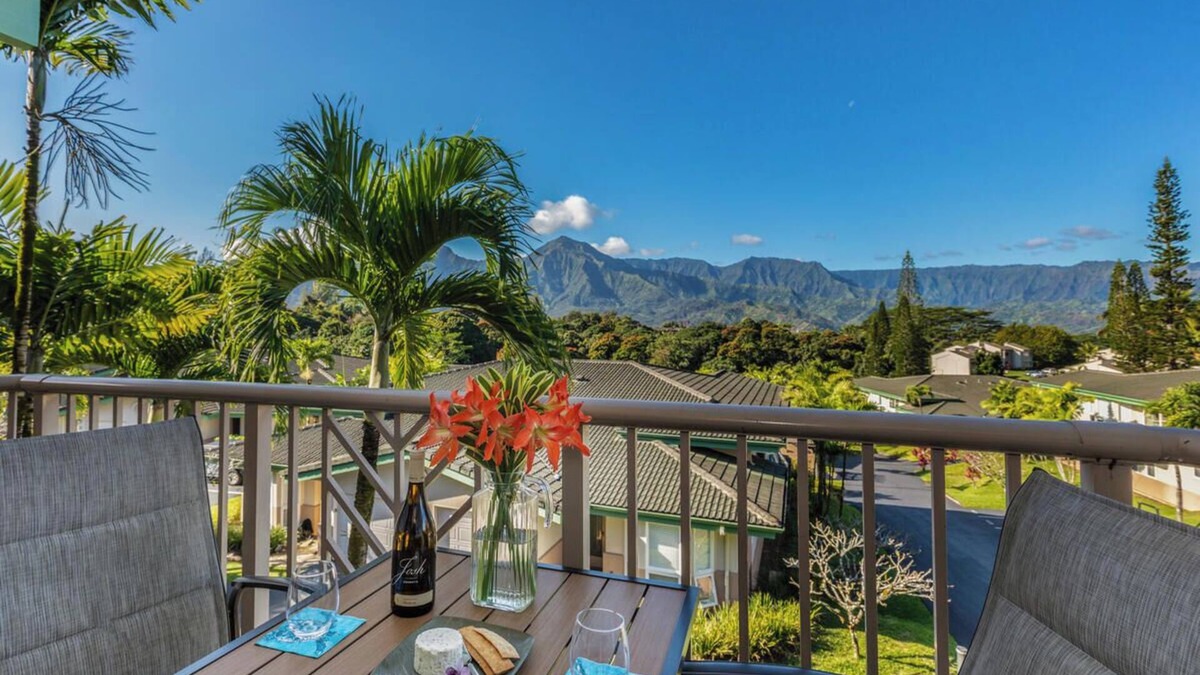 Princeville Condo | Villas Of Kamalii 55: 3 BR, 3 BA in Princeville, Sleeps 6