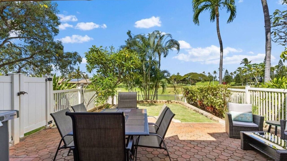 Kapolei Villa | Wake Up to Golf Course Views & Resort Amenities