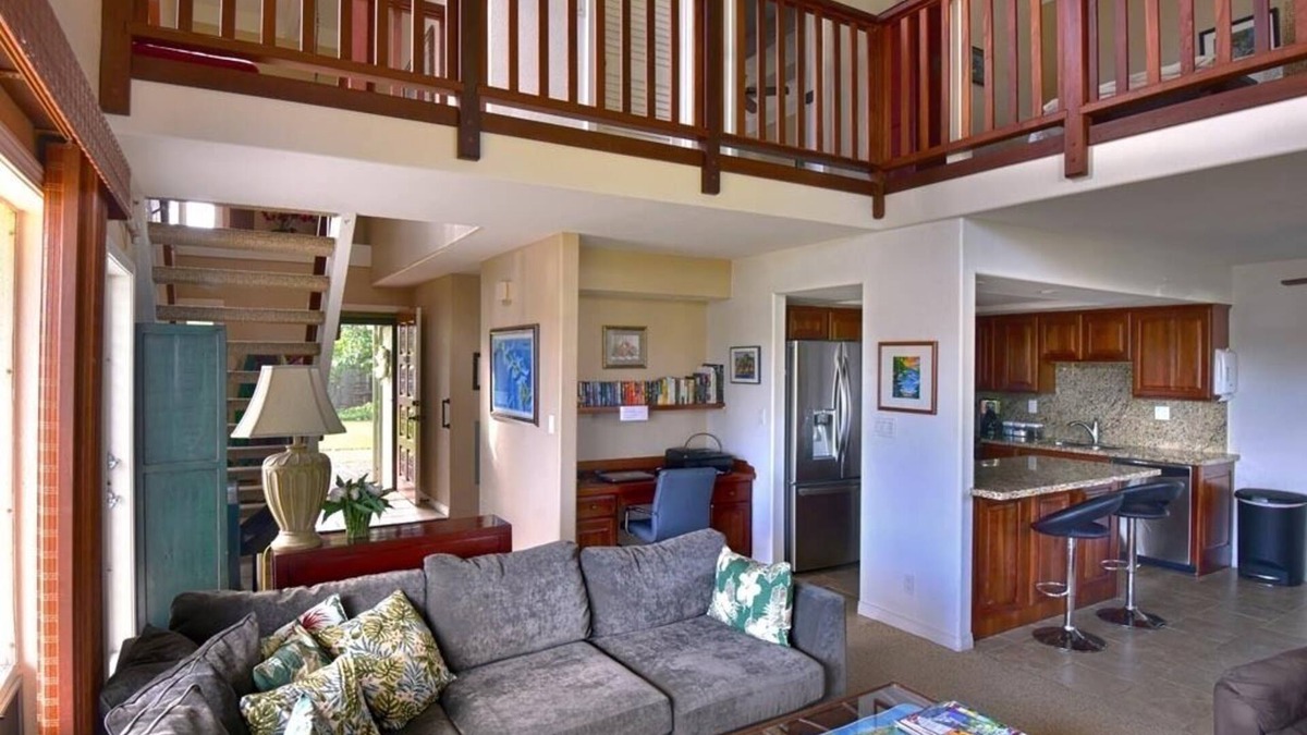 Princeville Condo | Walk To Beach - All Newly Furnished - 2 Bdrm+ Loft Bdrm/2 Bath - WiFi- HDTV