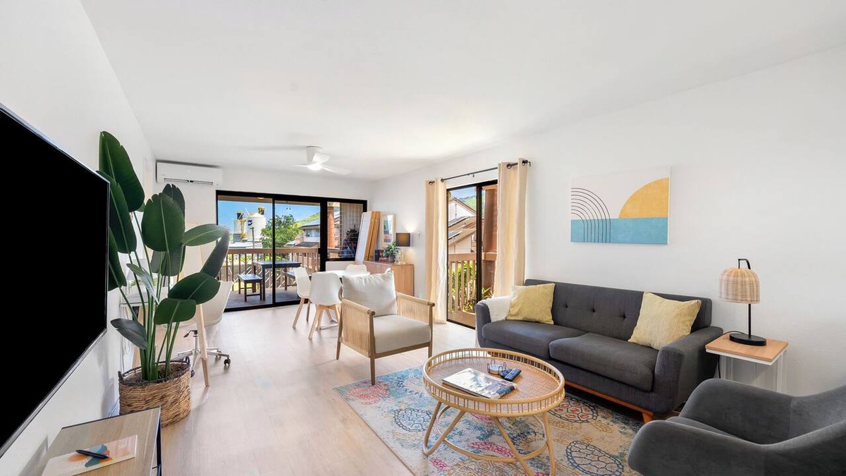 Nawiliwili Condo | Walk to Kalapaki Beach, 3 lanais, full AC