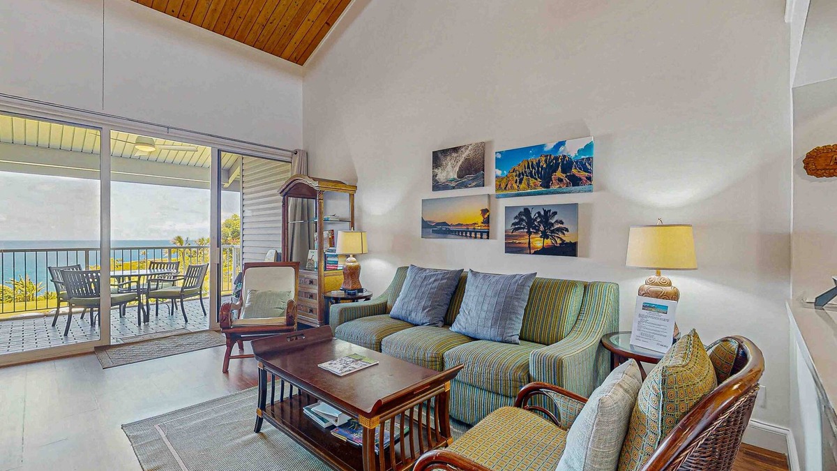 Princeville Condo | Waterfront condo with pool & hot tub, loft & lanai with ocean views
