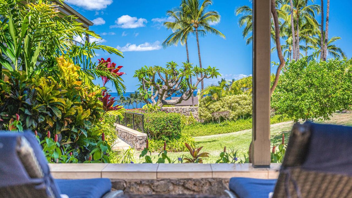 Wailea Condo | Your Island Sanctuary: Spacious Ground-Floor Condo at Wailea Elua #2201