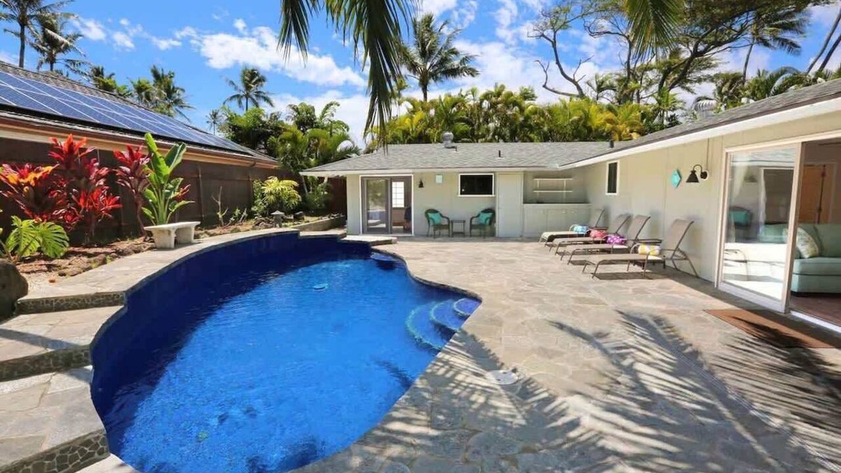 Kalama Tract House | Zen Home Near Kailua Beach. Ask For Short Stays