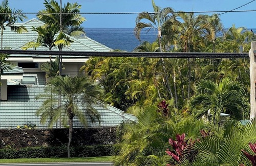 Kailua-Kona Apartment | 1 Bdrm Ocean View walk to Turtle Beach, close to Kona Village&Magic Sands Beach