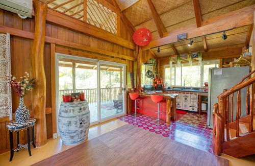 Keaau House | 30% OFF SEPT SALE 9-13th BOOK NOW-Treehouse Vibe+OCEAN+W&D+BBQ+Hilo.