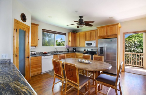 Poipu House | 4 Bedroom Sleeps 8 w AC - Walk to Poipu & Brenneckes Beach in Less Than a Minute
