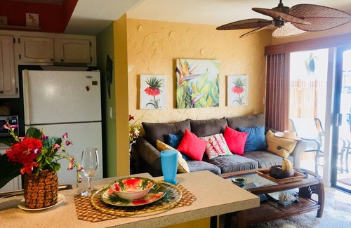 Kailua-Kona Condo | Ah.PARADISE beautiful Ocean VIEW Remodled A/C NO Stairs 50. gift 7 nt.booking