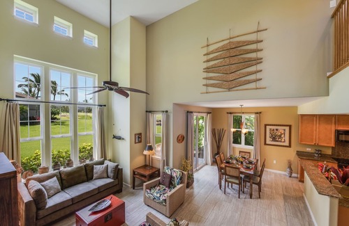 Waikoloa House | All 2025 10-50% off. Relax in our quiet end unit #601. Tropical views. 90 golf!