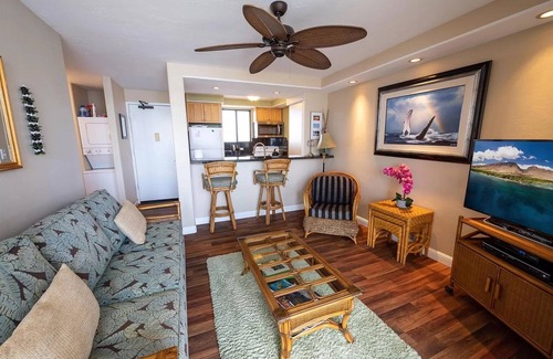 Kihei Condo | Beachfront Oasis for Two on Sugar Beach in Kihei - Kealia Condominiums #302