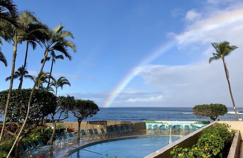 Kahana Condo | Clean, Ocean Front, Large 1 Bd, 1st Floor, Royal Kahana