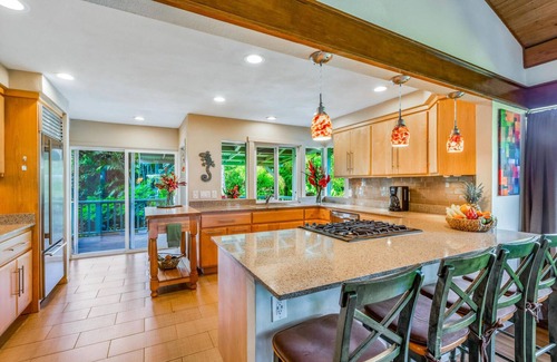 Princeville House | Hale Anu Keanu: Serene Garden Getaway w/AC & Hot Tub