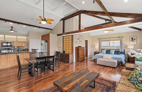 Kihei Condo | Luxe top-floor remodel with AC, king dual master suites, steps to Kam III beach