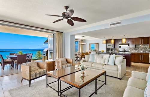 Kaanapali Condo | Maui Resort Rentals: Honua Kai – Incredible 8 Bedroom Oceanfront Gem, Over 6000 Combined Sq. Ft. w/Built-in Viking B.B.Q.!