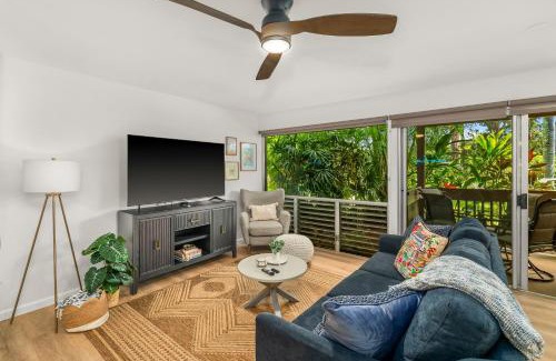 Princeville Apartment | Modern Princeville 1 bedroom, AC, King Bed, Hanalei