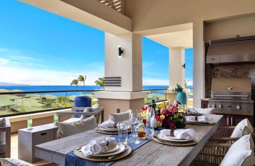 Montage Kapalua Bay Apartment | NEW KBM Resorts FREE CAR Hale Nalu At Montage Kapalua Bay Sleeps 10 Oceanfront 3-Bedroom Condo with Daily Housekeeping Spa MON-6302