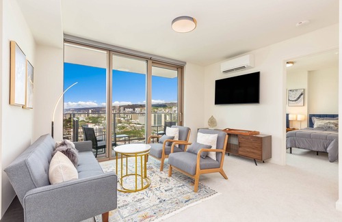 Ala Moana Condo | Ocean-City Luxurious Vacation at the Sky Ala Moana with Amazing Amenities
